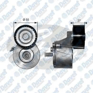 GATES T38371 Rulman Gergi P206 1.4hdi 1.6hdi P407 1.6hdi Xsara  Berlingo Fiesta V Fusion Mazda 2